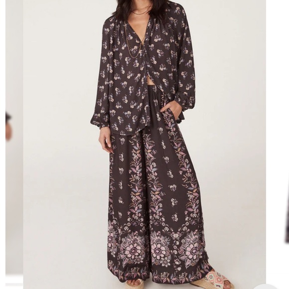 Spell and the Gypsy Rebel Spirit Wide Leg Pants M medium NEW NWT - Picture 4 of 11